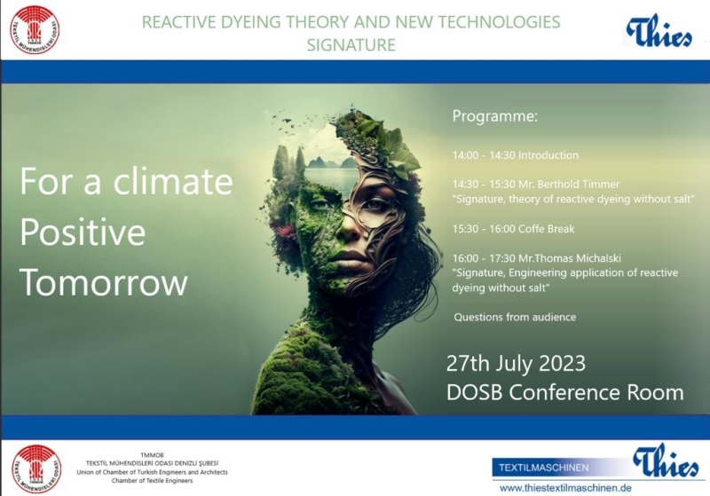 Reaktif Boyama Teorisi ve Yeni Teknolojiler Konferansı - 27.07.2023