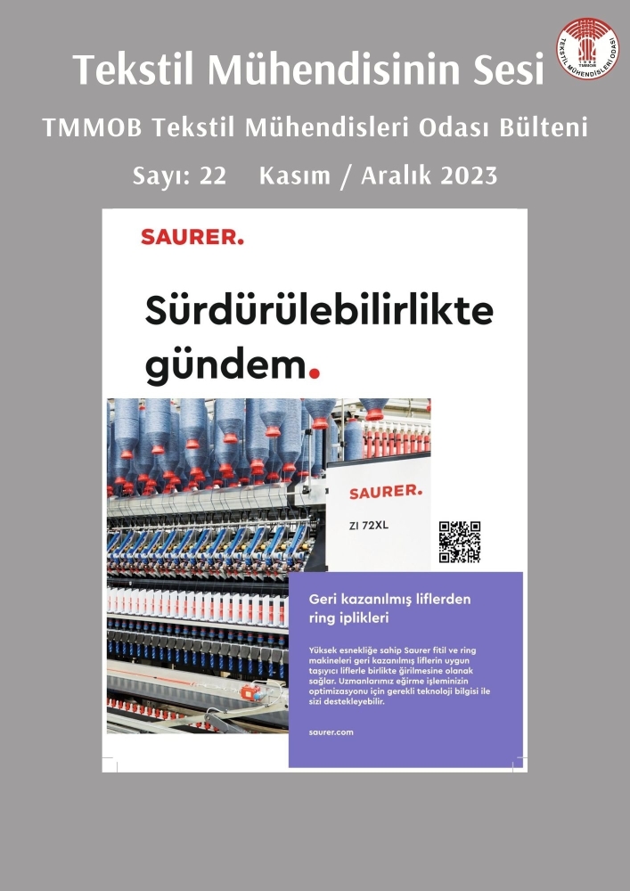 TEKSTİL MÜHENDİSİNİN SESİ SAYI : 22