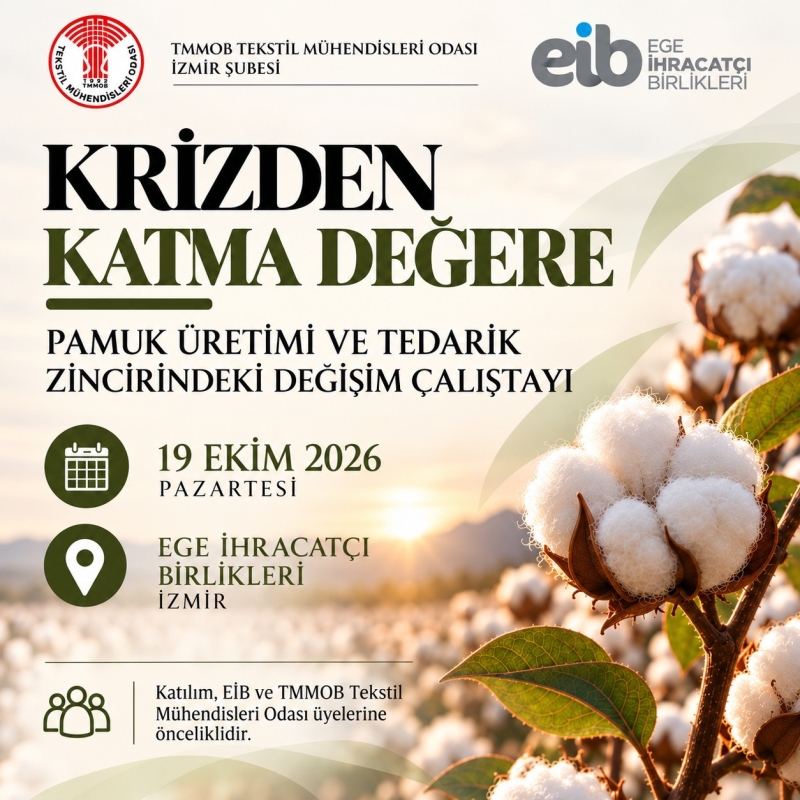 “Krizden Katma Değere: Pamuk Üretimi ve Tedarik Zincirindeki Değişim Çalıştayı”